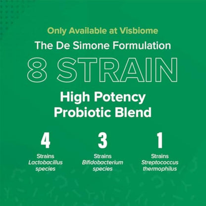 Visbiome® GI Care - High Potency Probiotic - 112.5 Billion CFU Live Probiotics, Original De Simone Formulation, Made in USA, 60 Capsules.